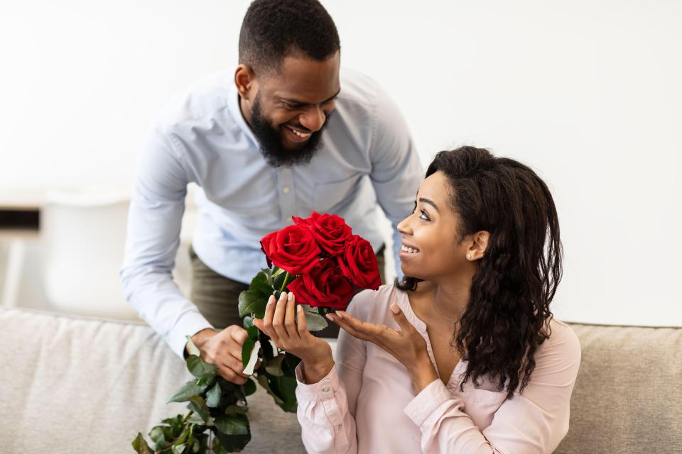 Higher testosterone could make men more prone to romantic gestures (stock image)