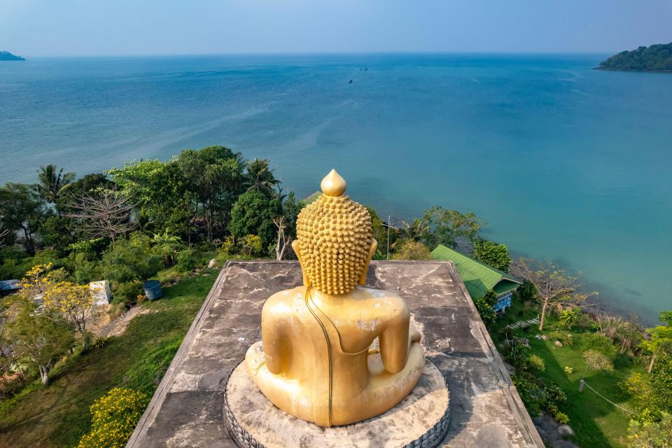 The island is near the Cambodian border