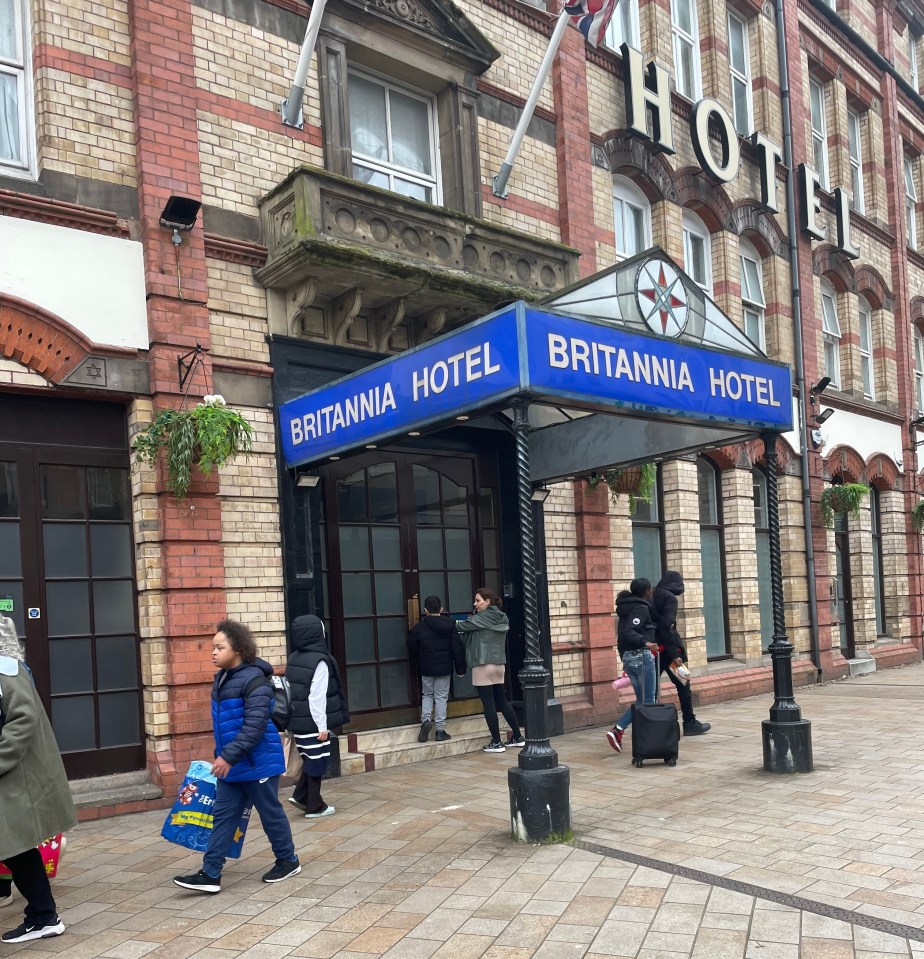 The Britannia hotel is currently shut to the public