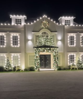 Mark Wright and Michelle Keegan have decked out their mansion in festive decorations