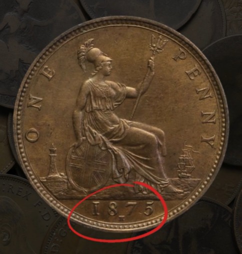 The small 'H' under the year of mintage on the reverse is what makes this coin rare