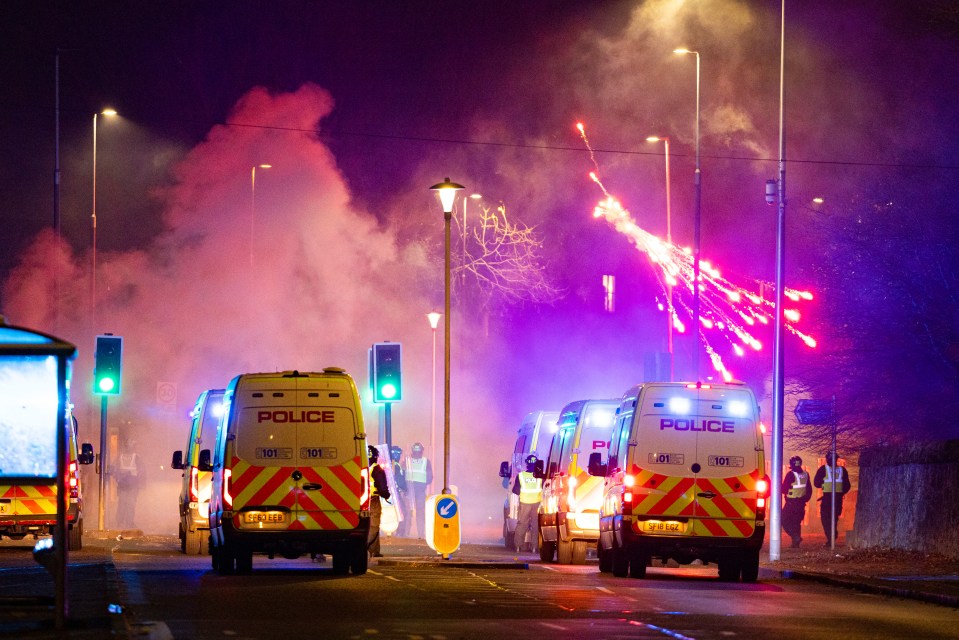 It came amid scenes of carnage in Edinburgh