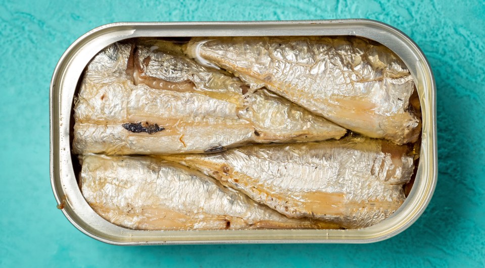 Tinned sardines contain around 40 per cent of an adult’s recommended daily Vitamin D allowance in one can