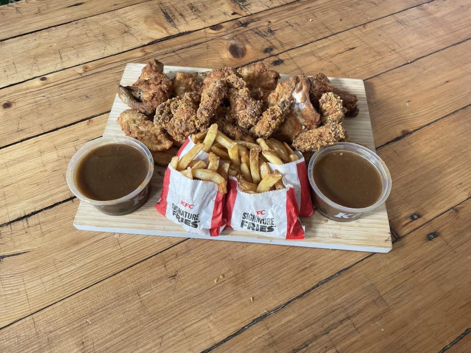 KFC customers can get their hands on two large gravy bucket meals this winter