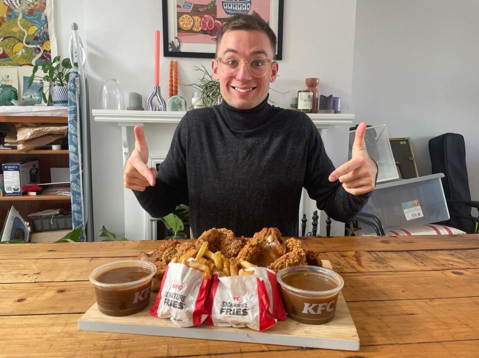 KFC has launched a Christmas menu - consumer reporter Sam Walker got to try it