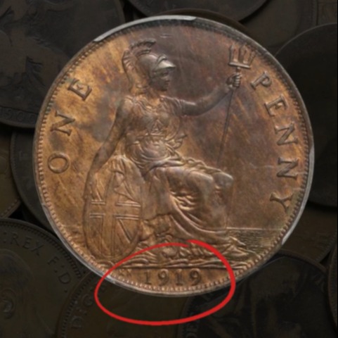 Look out for the letters KN next to the date on these old pennies