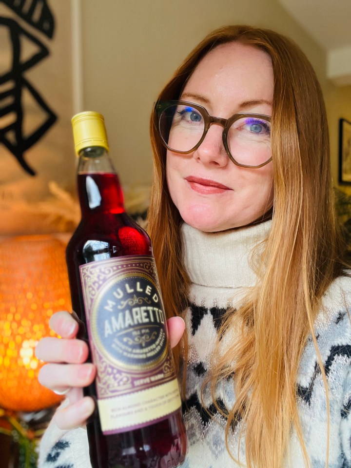 Kirsty will be sharing mulled amaretto with her dad this Christmas