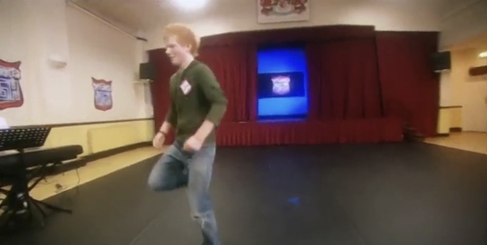 Whilst Ed's singing was good, his dancing wasn't up to scratch