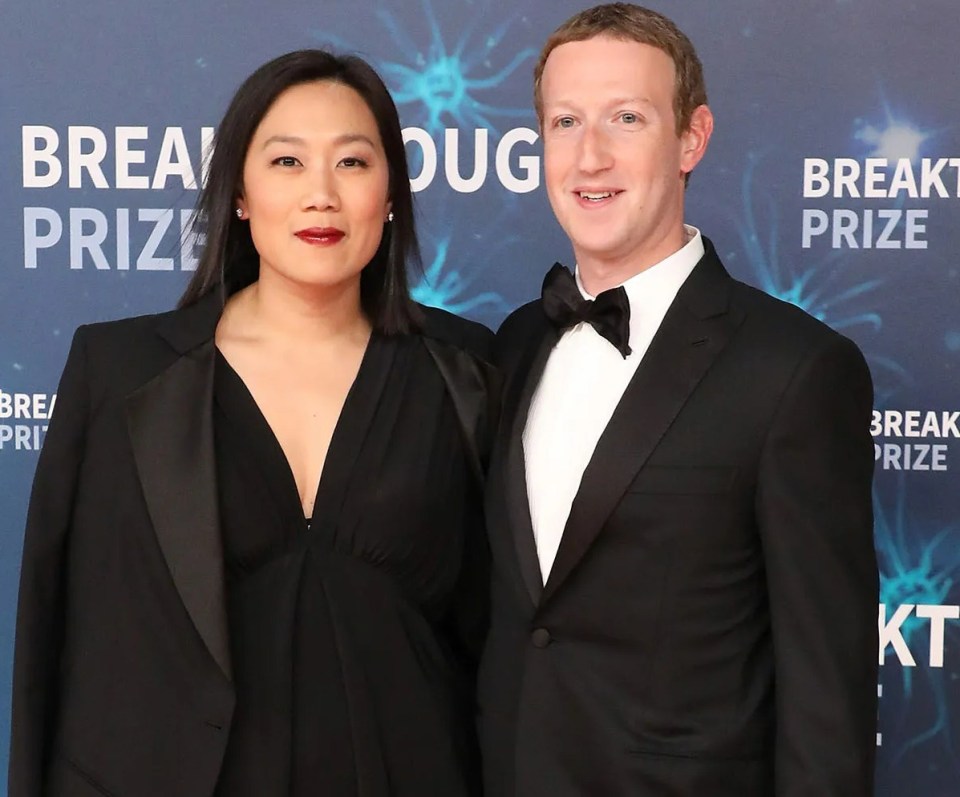 Chan and Zuckerberg back in 2020