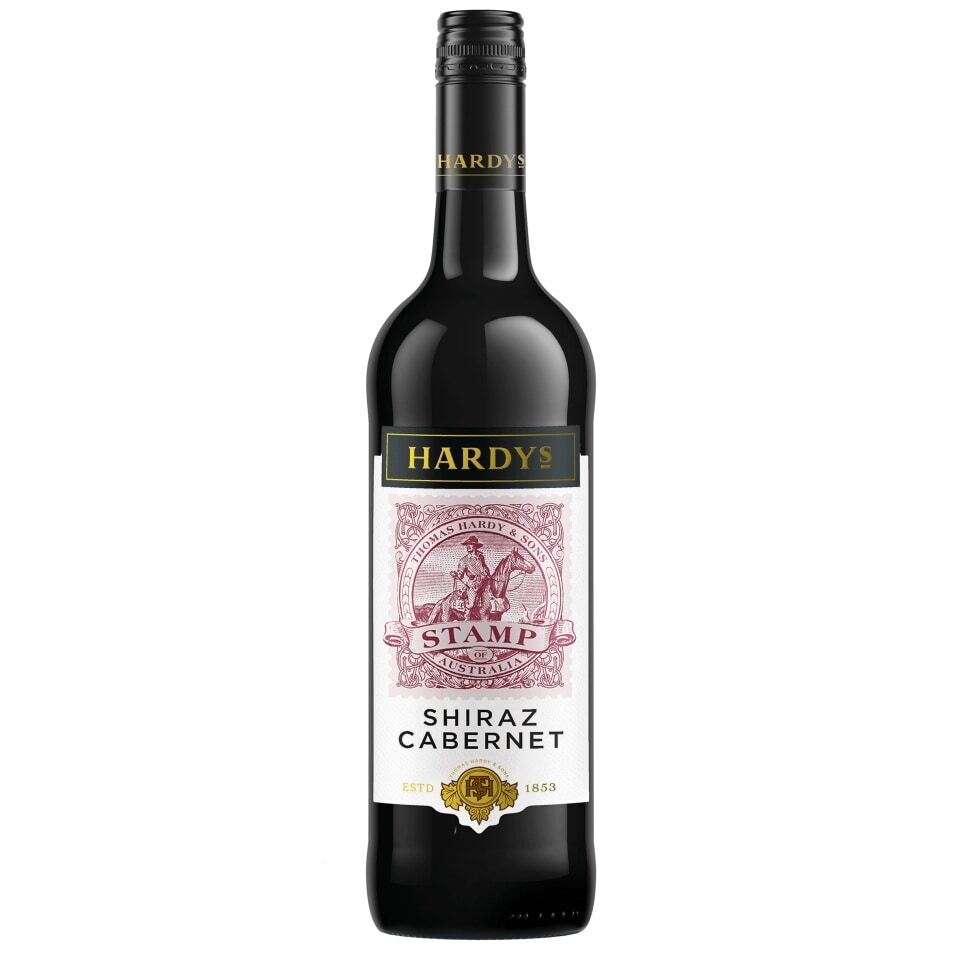 Hardys Stamp Shiraz Cabernet Red Wine (Credit: Tesco)