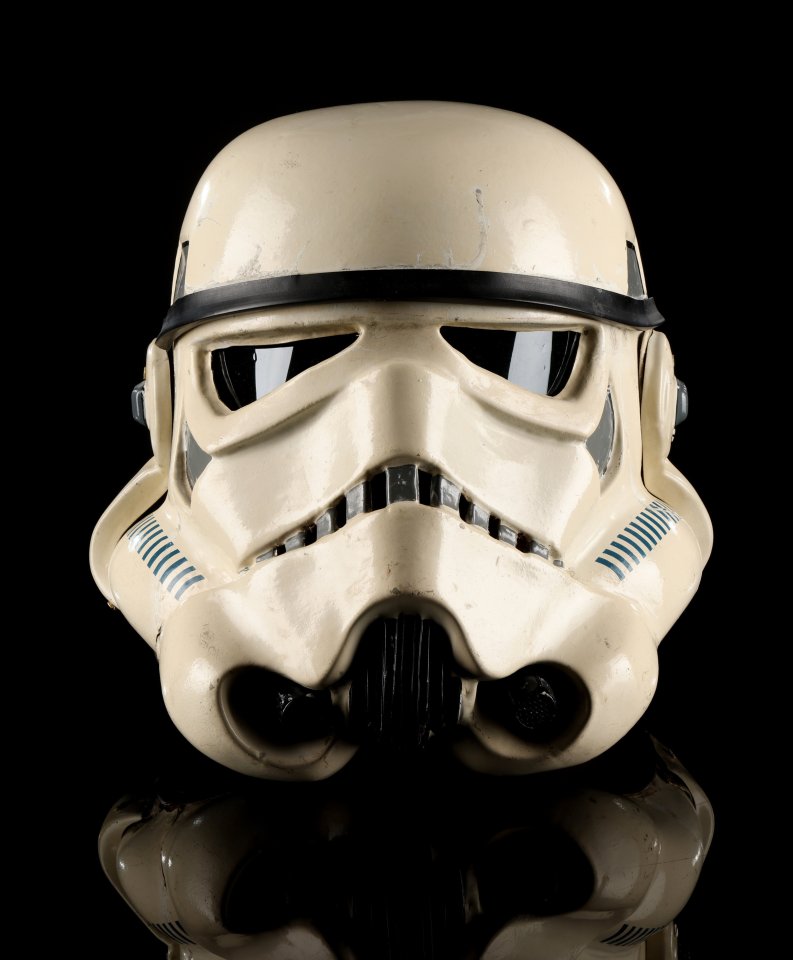 Stormtrooper helmet from the original Star Wars film has sold for £325k