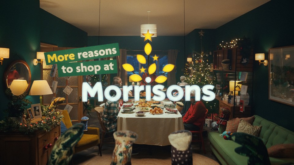 The iconic Morrisons slogan also makes an appearance