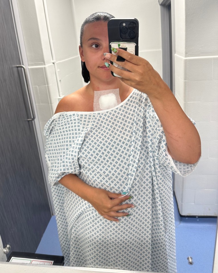 Saskia Clark was diagnosed with cancer after being told she was simply stressed