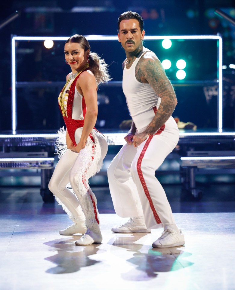 Despite their error ridden salsa routine, the pair survived to next week