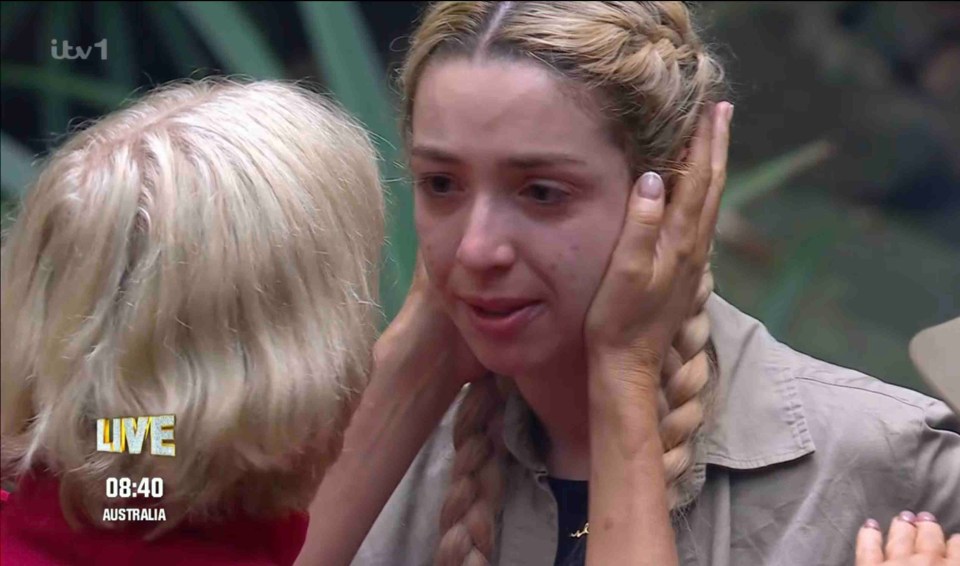 Grace broke down in tears after she found out she had been voted for the next trial