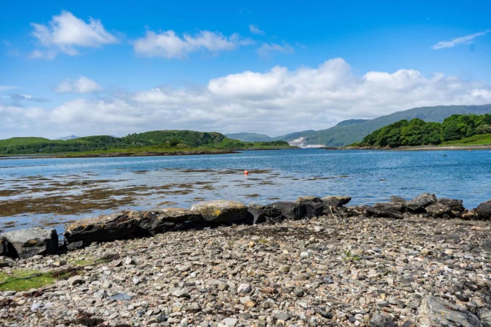 Located off of the Scottish West Coast, the island features picturesque views