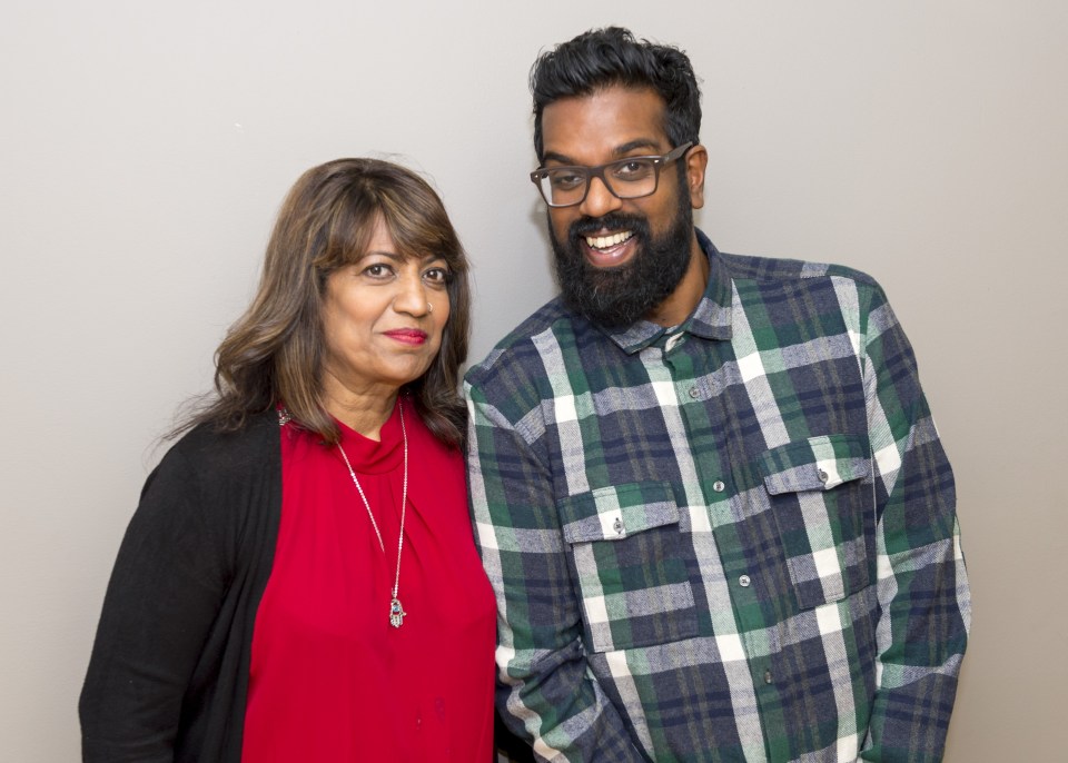 Romesh Ranganathan's mum, Shanthi has been by his side throughout his ups and downs