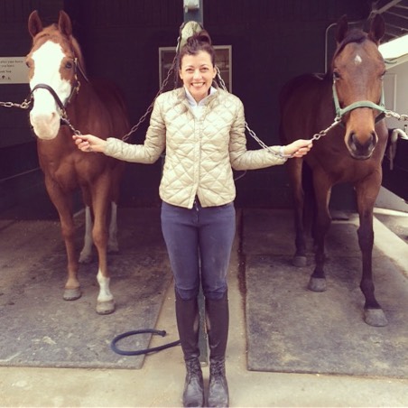 Mia has horses, with the star often posing with them on social media