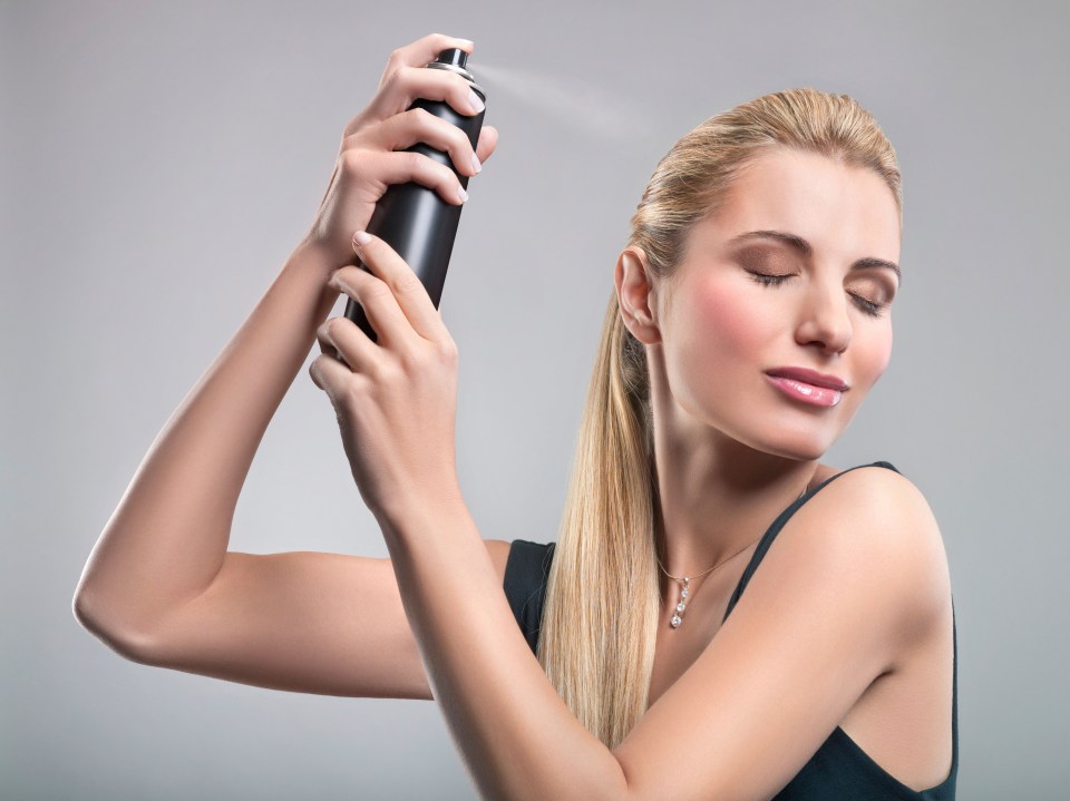 People were shocked to learn the easy trick that makes hairspray way more effective (stock image)