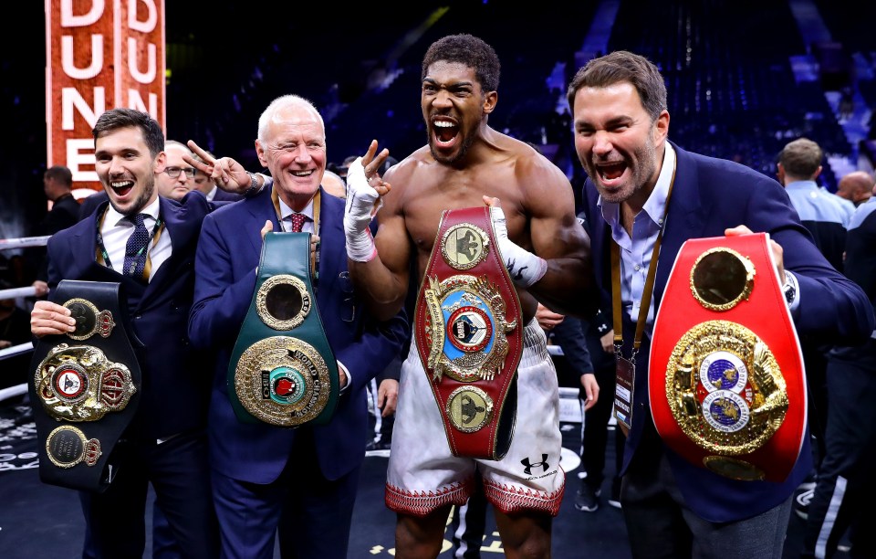 The Hearns made stars out of boxers such as Anthony Joshua through Matchroom