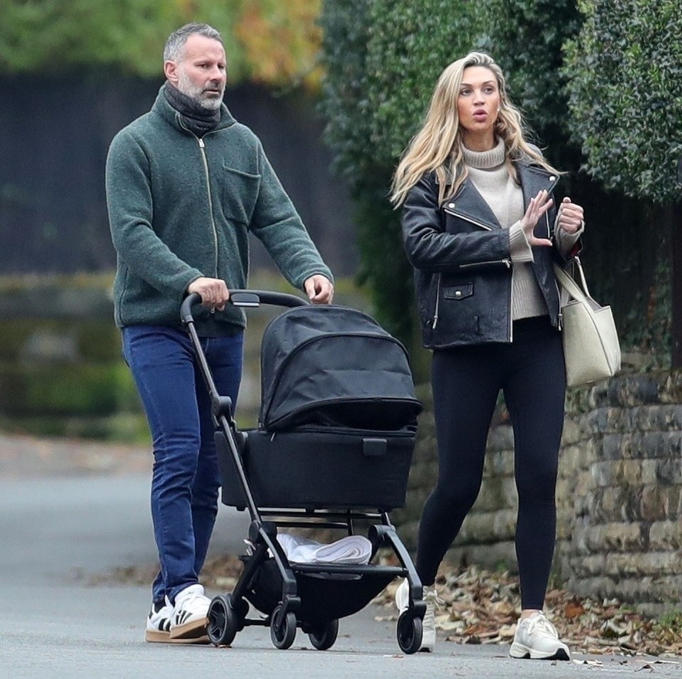 Lingerie model Zara kept it casual in a beige polo neck jumper