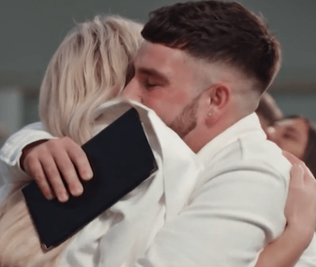 Viewers spotted a moment between the lad and Sacha