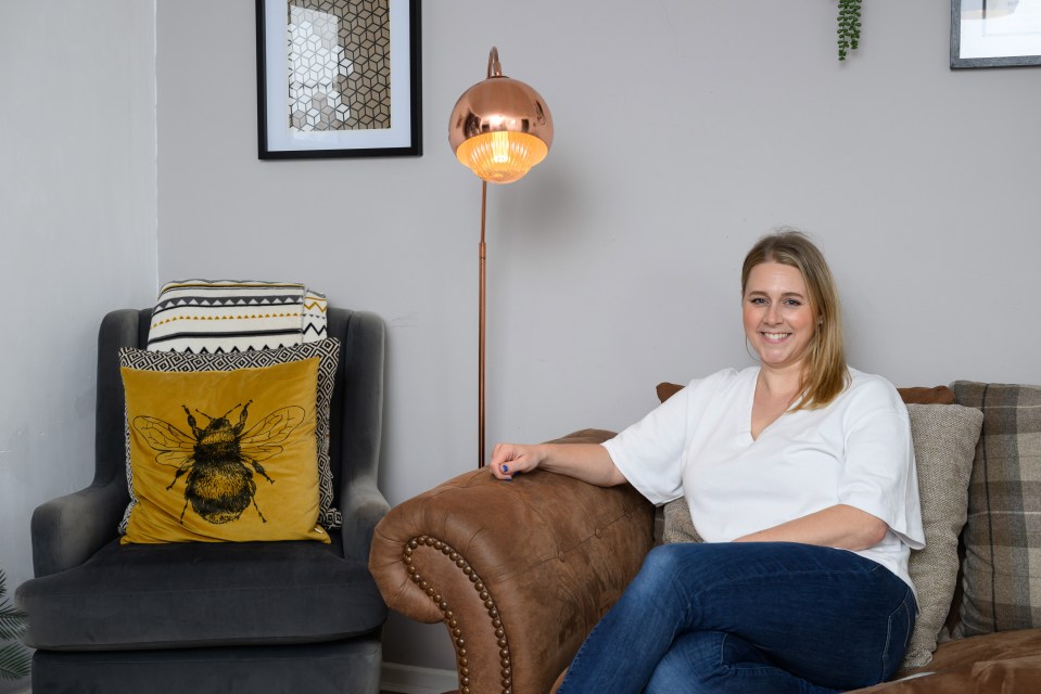 Kate Propert is making money from her sofa selling on eBay