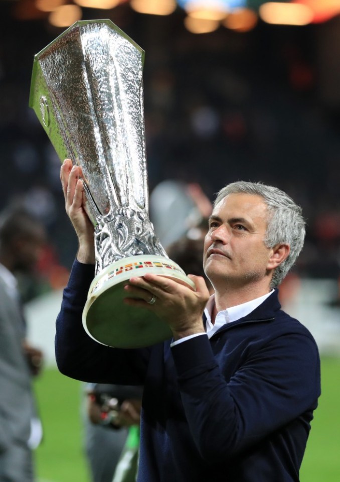 Mourinho won the Europa League with Man Utd during his spell at Old Trafford