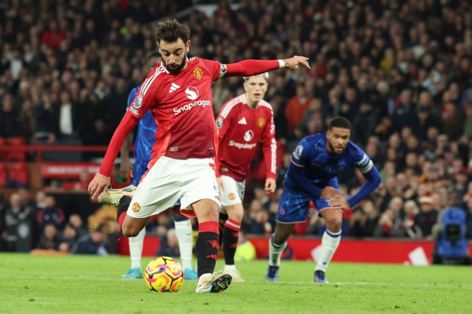 Bruno Fernandes put United ahead with a 70th minute penalty