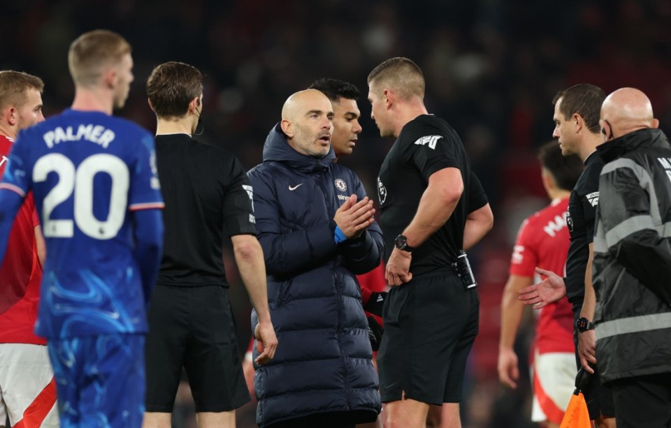 Enzo Maresca was left fuming as Martinez avoided a red card