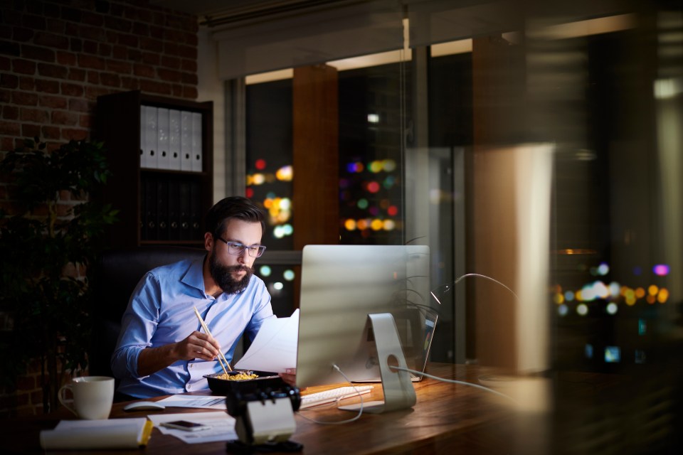 Many workers skip lunch to make themselves look busier and get promotion