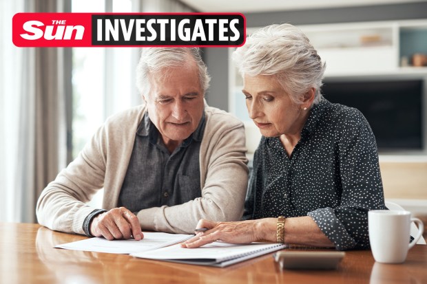 a man and woman sit at a table with the sun investigates written above them