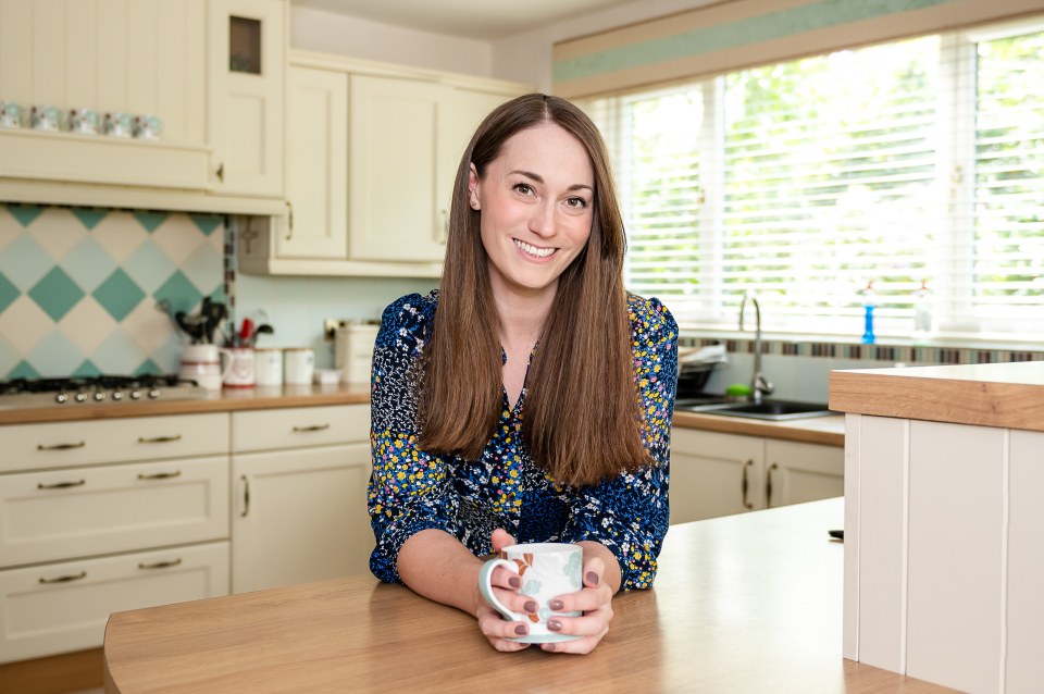 Kate Hall has already prepared her Christmas dinner - two months early