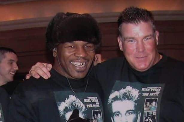 Mike Tyson with former sparring partner Joe Egan