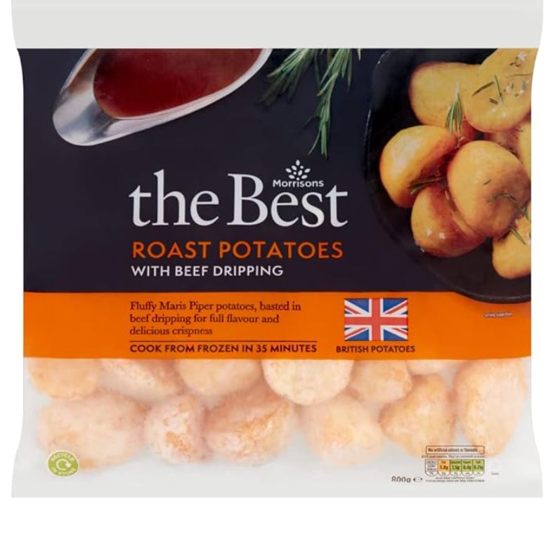 Morrisons' potatoes came joint fourth in the taste test