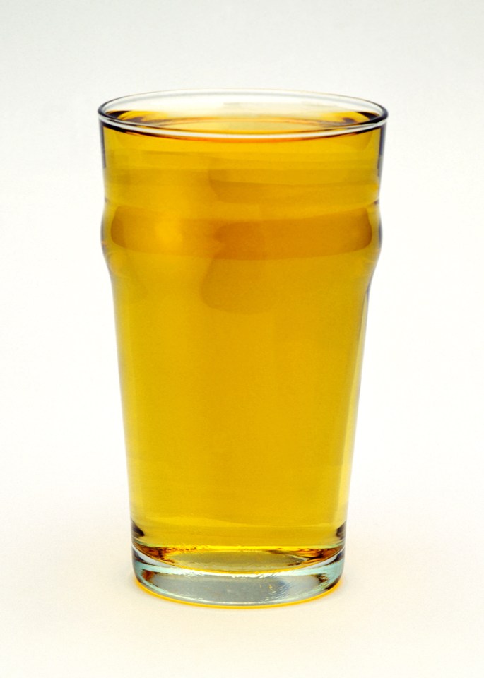 A pint of cider helps ease inflammation, which can be linked to depression