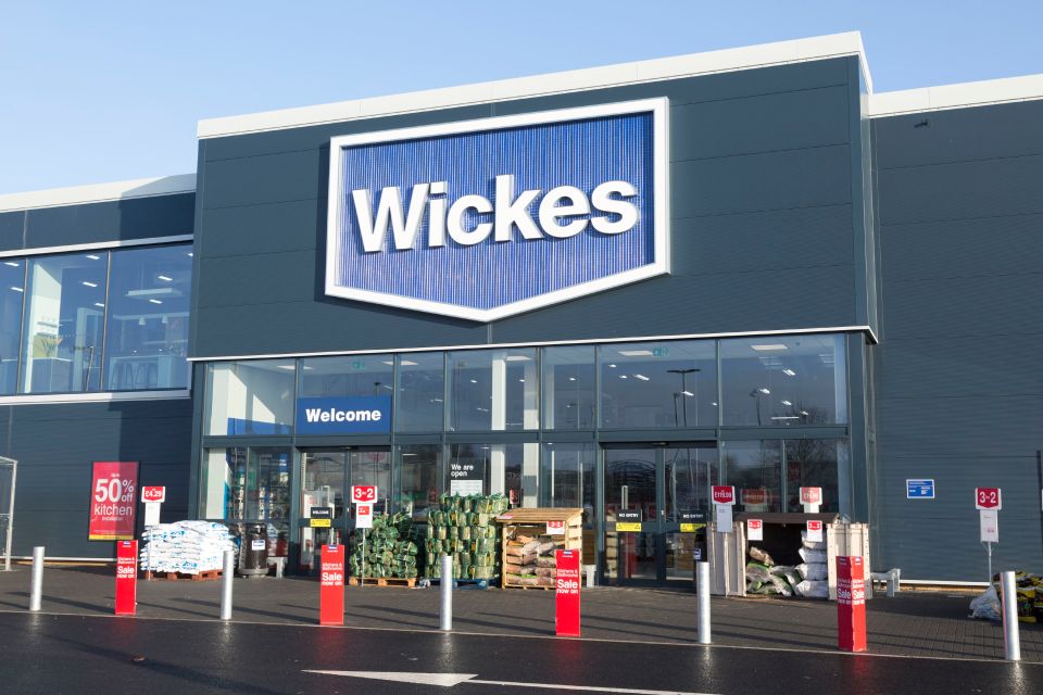 Wickes will be closed from Christmas Eve and reopen on December 27