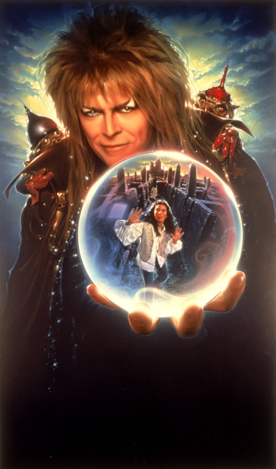 The original movie poster for Labyrinth in 1986