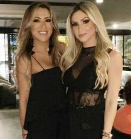 Hulk's former wife Iran, left, pictured with her niece Camila