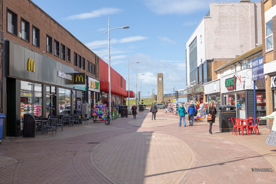 The town is found in North Wales and is not far from Liverpool