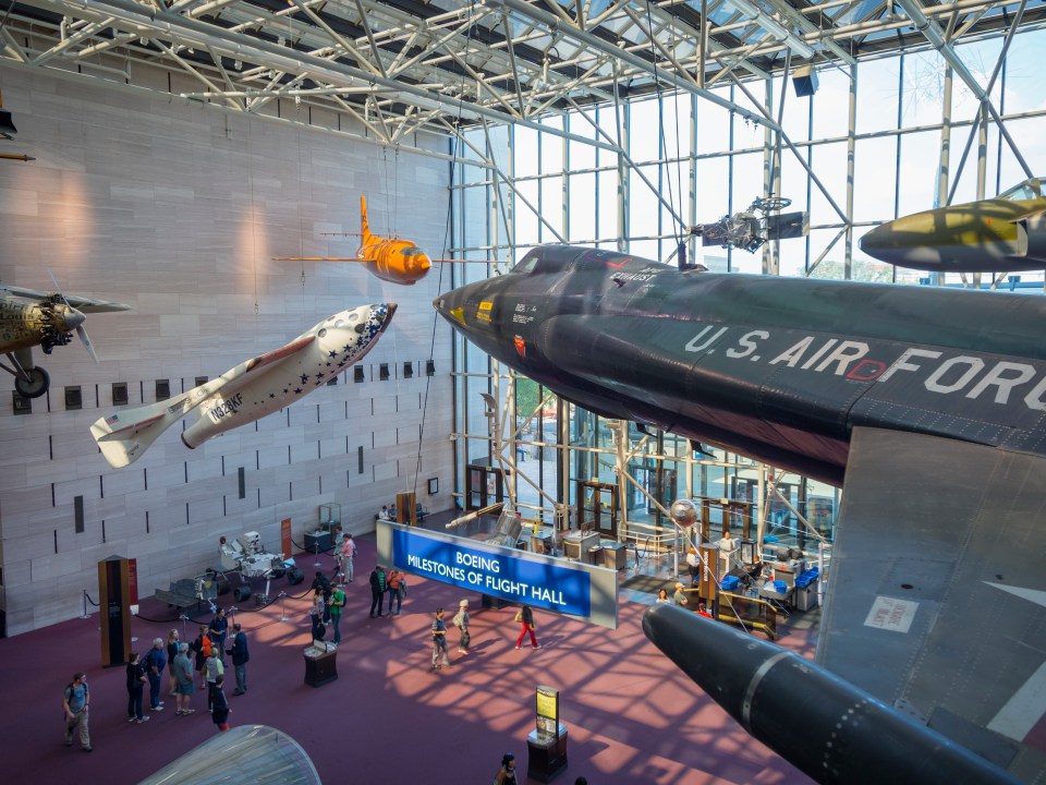 Away from politics, Washington has lots to offer including the National Air and Space Museum