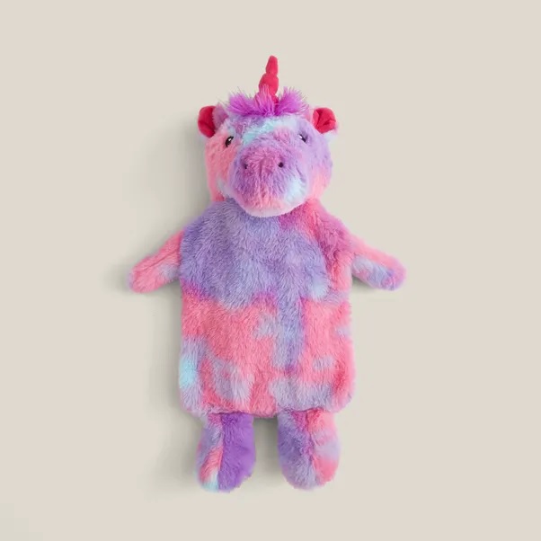 Aimee the unicorn hot water bottle, £10 at Dunelm