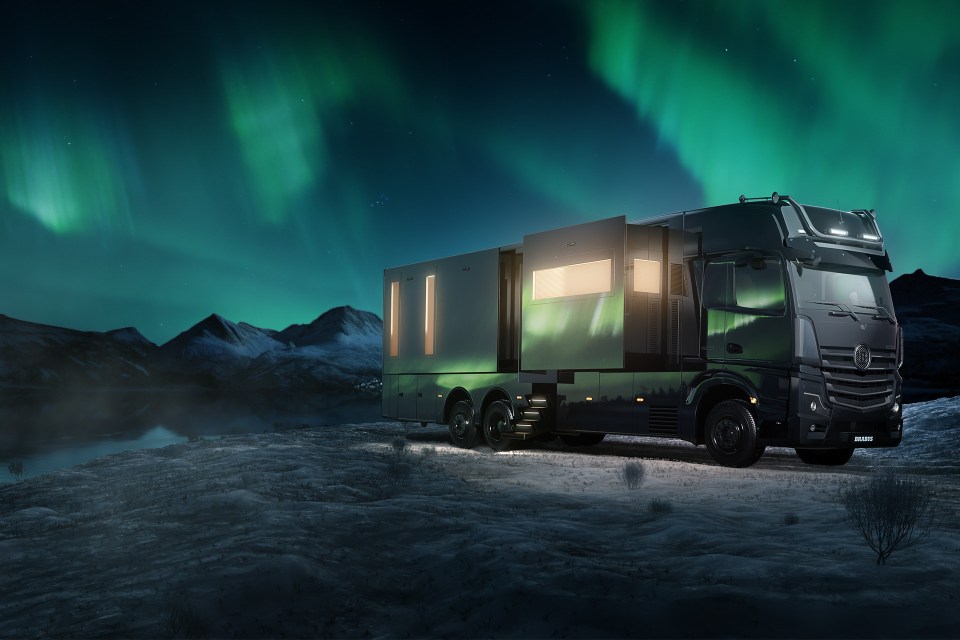 A huge new motorhome has been unveiled, packed full of luxury features