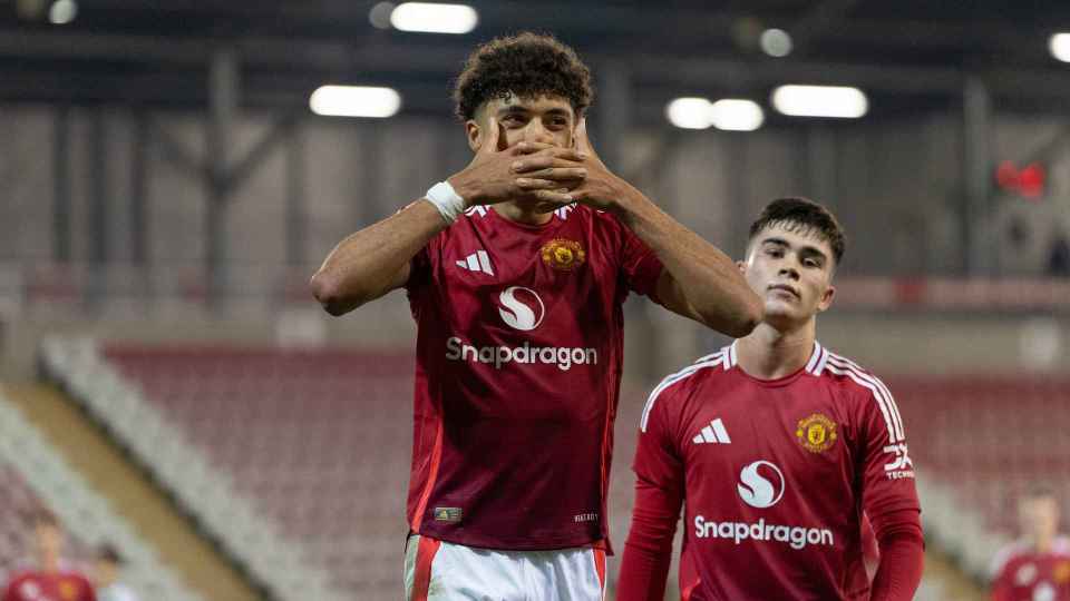 Wheatley did Gyokores' celebration after netting in the Uefa Youth League