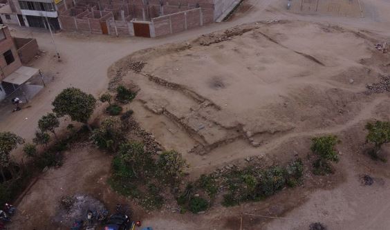 The graves were found in a mound