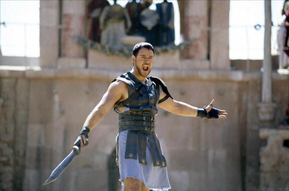 Russell Crowe in the original Gladiator in 2000