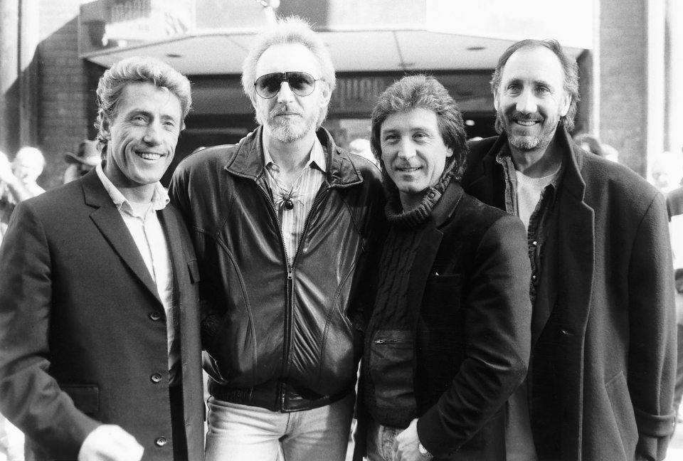 The Who pop group, circa 1980