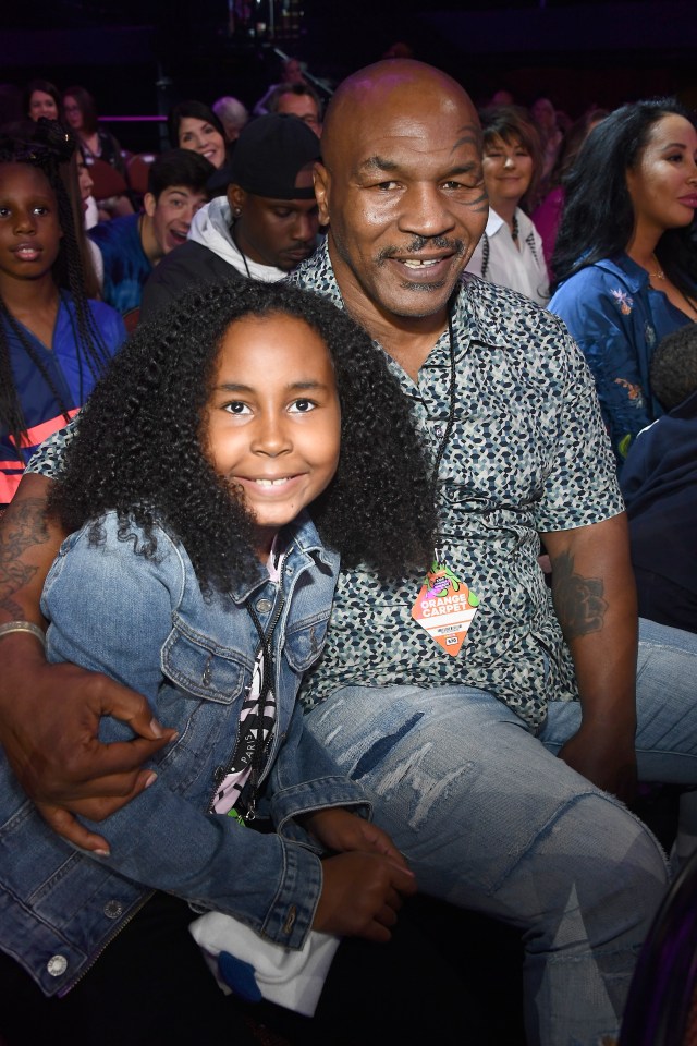 Tyson has seven children and in recent years has attended the Kids' Choice Awards with daughter Milan