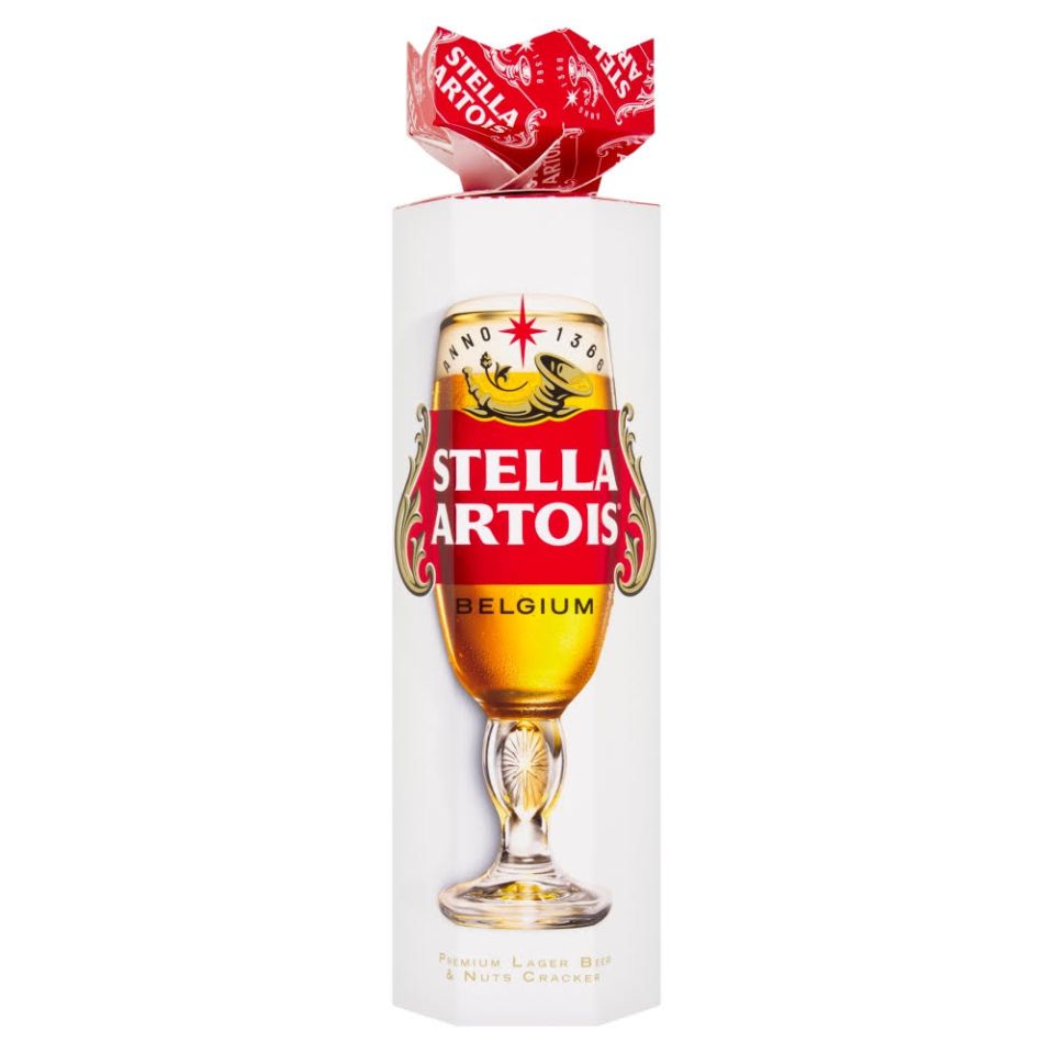 Asda has boozy crackers on sale with brands including Stella Artois available