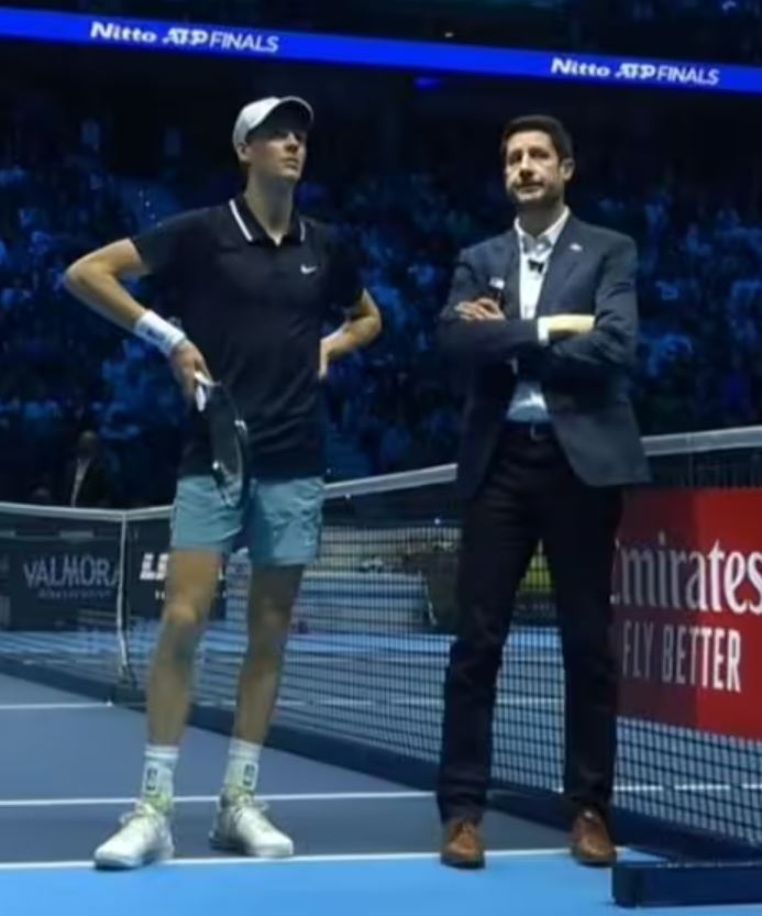 Jannik Sinner was clearly concerned about a fan who fell ill in the ATP Finals crowd